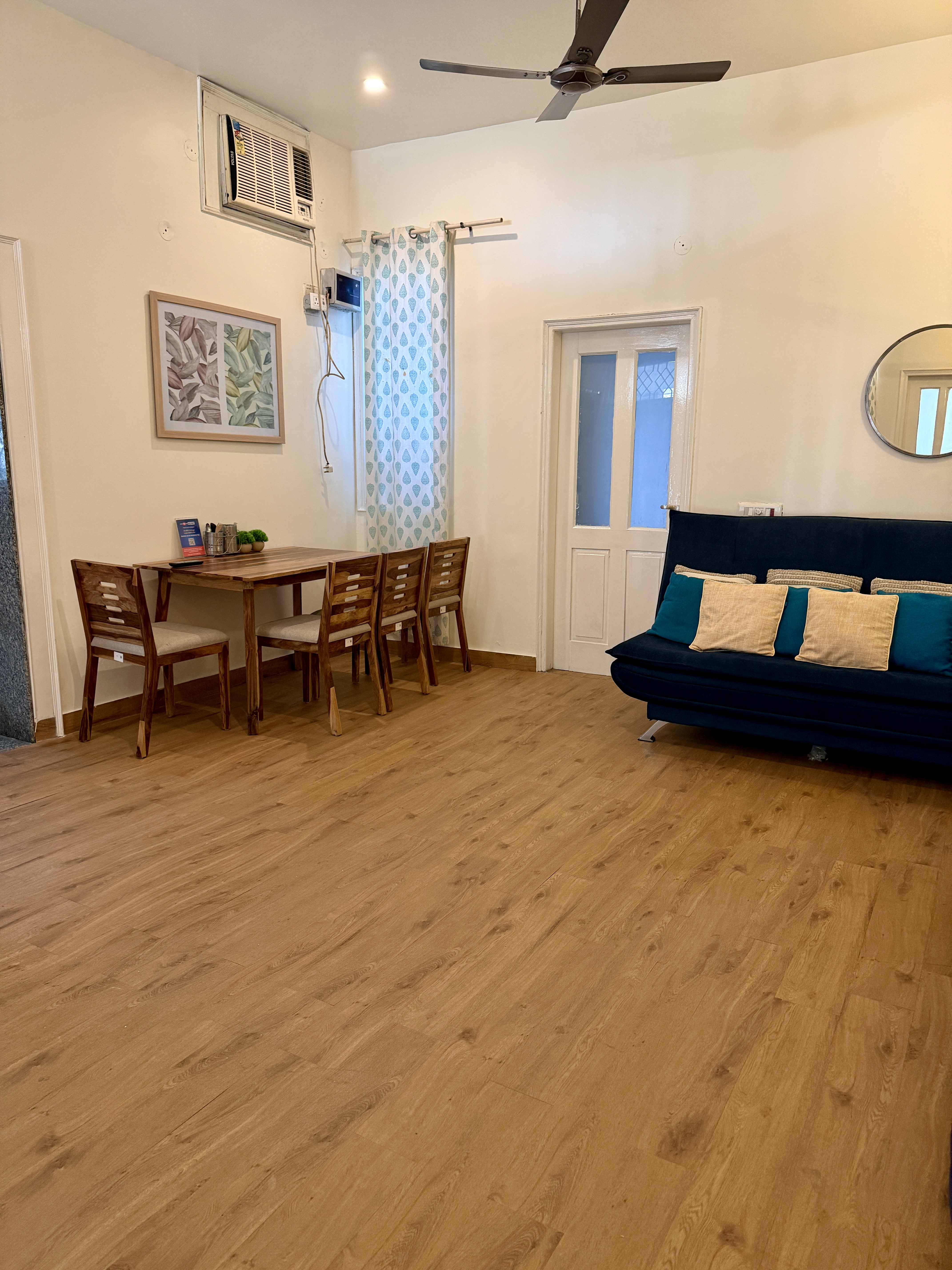 Living area view at AruBhi Cottage Dehradun